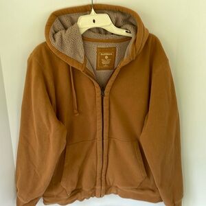 Ruffhewn Men's Medium Lined  Sweatshirt Lined  Full Zip Hooded